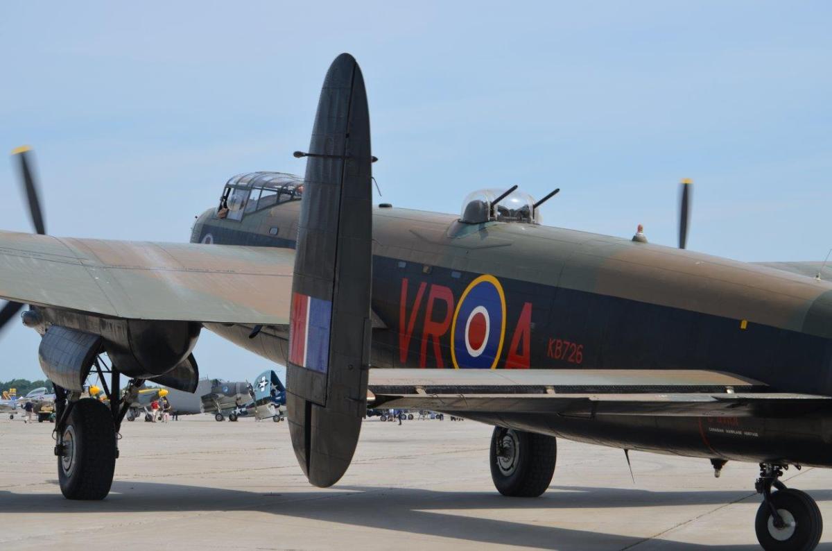 Lancaster war plane