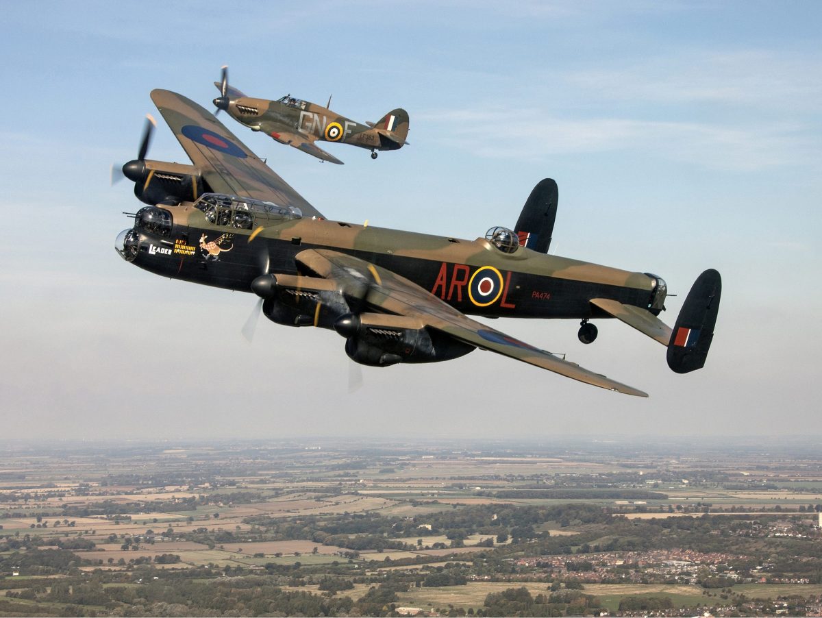 Lancaster war plane